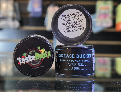 Taste Budz Grease Bucket 1g Live Rosin