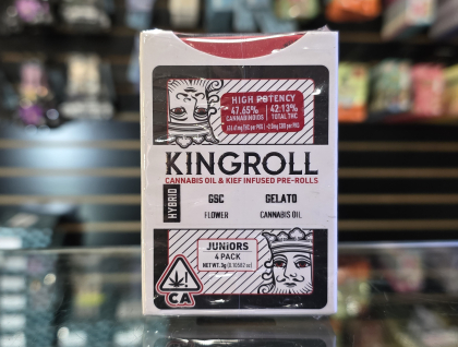 Kingroll GSC x Gelato .75g infused Preroll 4pk