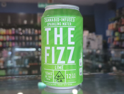 The Fizz Lime 100mg Sparkling water