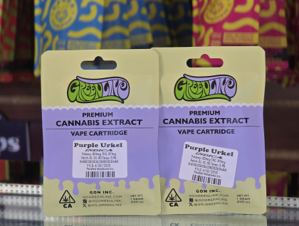 Greenline Purple Urkle 1g Cartridge