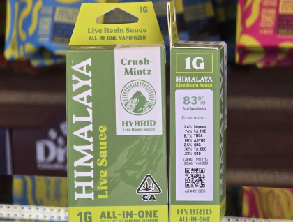 Himalaya Crushmintz 1g Live Resin Sauce All In One