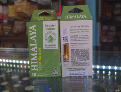 Himalaya Crushmintz 1g Live Resin Sauce Cartridge