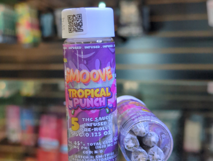 Smoove Tropical Punch .7g 5 pack infused Preroll