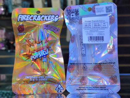 Juiced Orange Popsicle .6g Infused Preroll