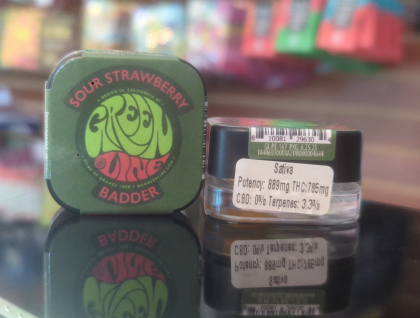 Greenline Sour Strawberry 1g Badder