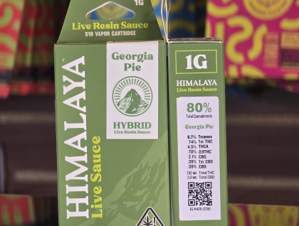 Himalaya Georgia Pie 1g Live Resin Sauce Cartridge