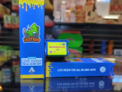 The Lazy Bud Marshmallow OG 1g Live Resin All-In-One
