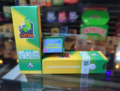 The Lazy Bud Orange Creamsicle 1g Live Resin Cartridge