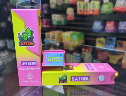 The Lazy Bud Pineapple Express 1g Live Resin All-In-One