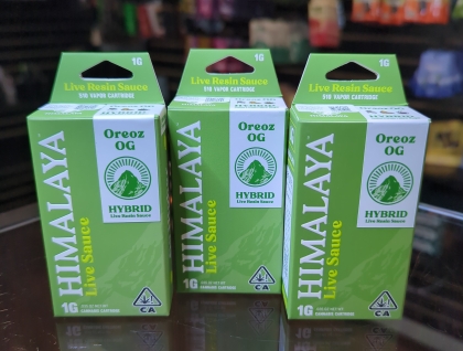 Himalaya Oreoz OG Live Resin 1g Cartridge