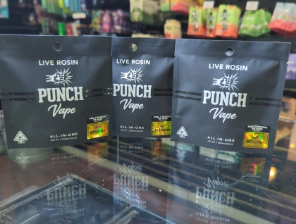 Punch Benzina 1g Live Rosin (AIO) Cartridge