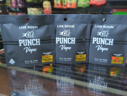 Punch Black Cherry Punch 1g Live Rosin (AIO) Cartridge