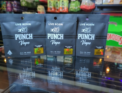 Punch Grape Burst 1g Live Rosin (AIO) Cartridge
