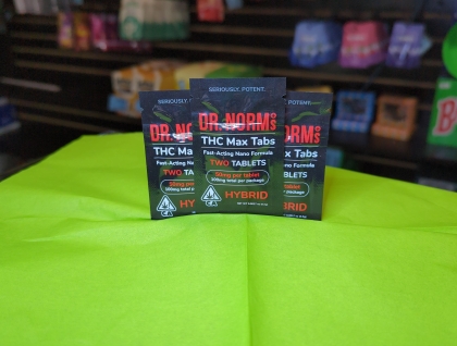 Dr. Norm's THC MAX Hybrid 2-pk Tablets