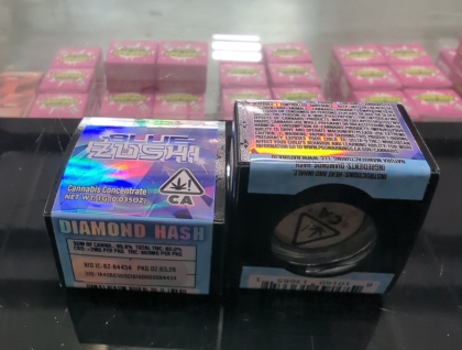 ICED Blue Zushi 1g Diamond Hash