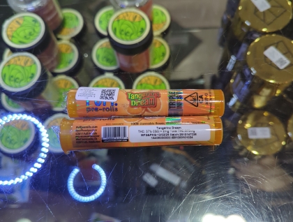 Puff Tangerine Dream 1g Diamond Infused Preroll