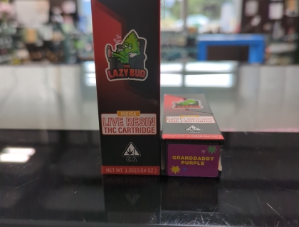 The Lazy Bud Grand Daddy Purple 1g Cartridge
