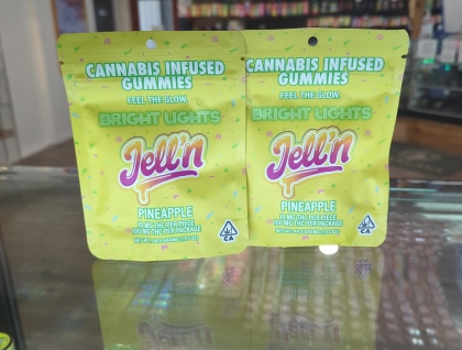BRIGHT LIGHTS Pineapple 100mg Gummies