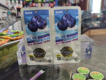Fuzzies Blue Dream All In One 1g Cartridge