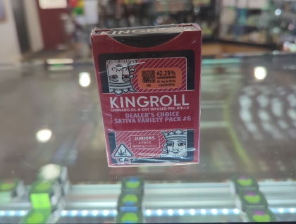 Kingroll Jr. Sativa Mix #6 Variety 4-Pk 0.75g Infused Preroll