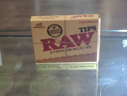 Raw Pre-Rolled Tips 21ct.