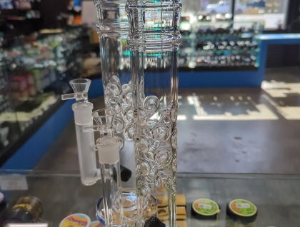 14" GoG Straight Shooter Water Pipe-Ice Pinch