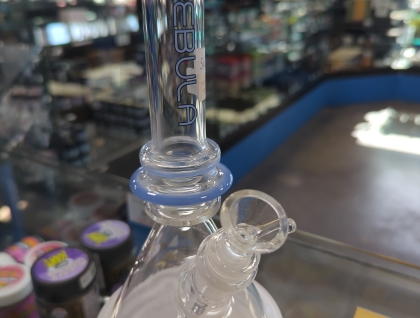 Nebula 9in Beaker Color Top w/ Frosted base