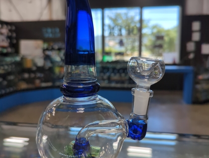 8.5" Unique Stemless GoG Sphere Water Pipe W/ Spinkler Perc