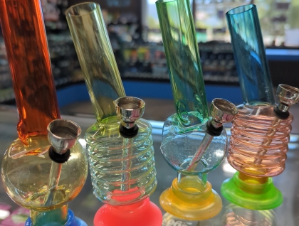 6" Multicolor Acrylic Water Pipe