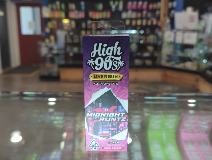 High 90's Midnight Runtz AIO 1g Cartridge