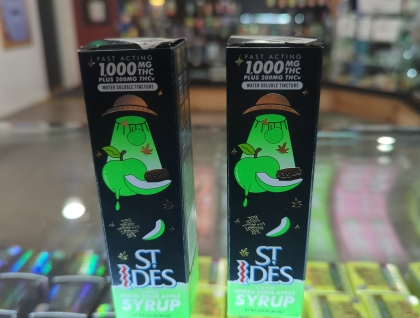 St. Ides Wired Sour Apple THC/THCv 2oz Tincture