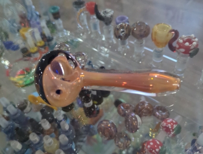 Pink Fumed Heavy Handpipe