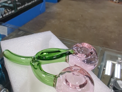 4.5" Goody Glass Lucky Cherry Hand Pipe