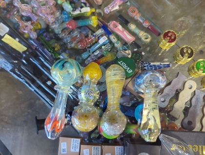 4 - 4.5" Colorful Glass Hand Pipe