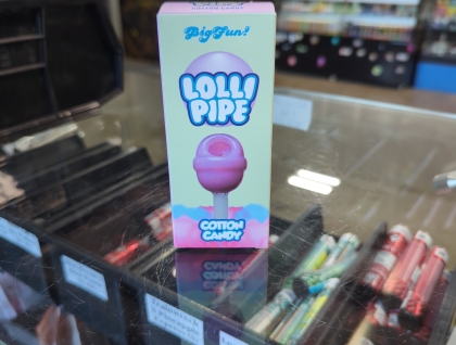 4.5" BigFun Glass Lollipipe Pink