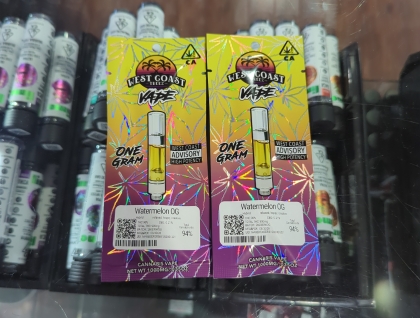 West Coast Treez Watermelon OG 1g Cartridge