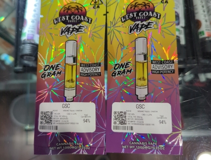 West Coast Treez GSC 1g Cartridge