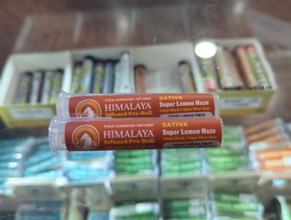 Himalaya Super Lemon Haze 1g  infused Preroll