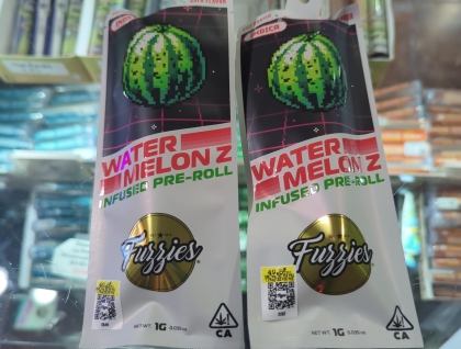 Fuzzies Watermelon Z 1g Infused Preroll
