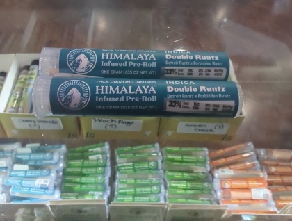 Himalaya Double Runtz 1g infused Preroll