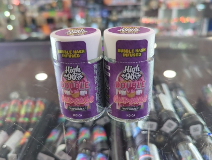 High90's Double Cupcake 2.5g Bubble Hash Infused 5-pk Preroll