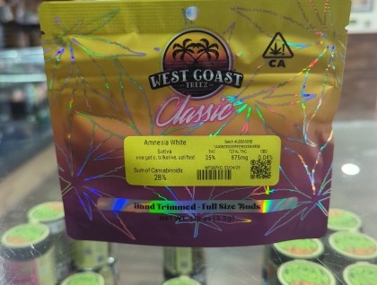 West Coast Treez Amnesia White 3.5g Flower