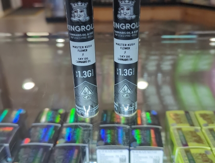 Kingroll Master Kush x Sky OG 1.3g Infused Preroll