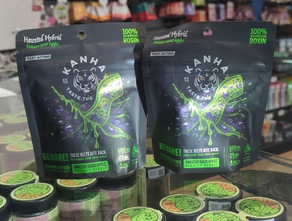Kanha Sinister Sour Apple Crunch 100mg Rosin Belts