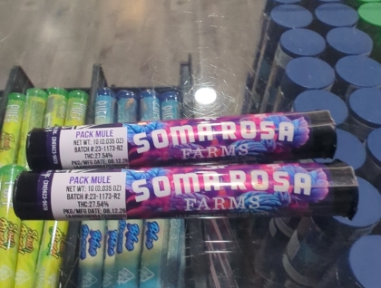 Soma Rosa 1g Pack Mule Preroll