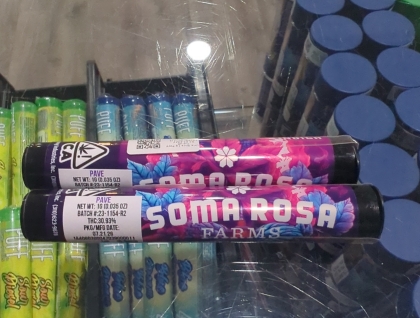 Soma Rosa 1g Pave Preroll