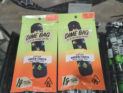 Dime Bag Green Crack 1g All In One