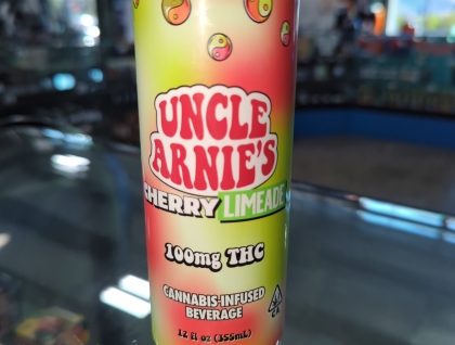 Uncle Arnie's Cherry Limeade 12oz 100mg THC Beverage