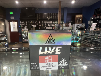 ABX White Runtz 1g Live Resin Concentrate
