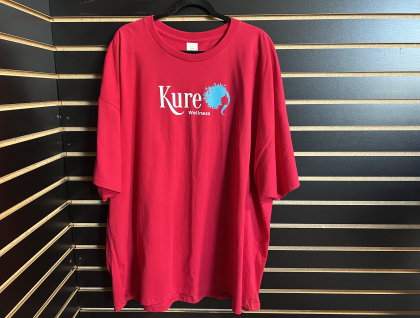 Kure Deep Red T-Shirt -- 4XL